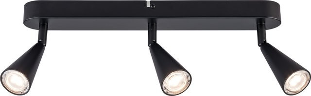 LIVARNO HOME Deckenspot Wand- und Deckenschiene 3-flammig in Schwarz, oval mit LED-Technik - Bild 1