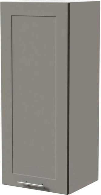 Feldmann-Wohnen Hängeschrank Oslo W4/40 in Weiß und Dust Grey Matt, B/T/H: 40 x 32,5 x 96 cm - Bild 1