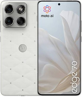 Motorola Edge 70 5G Smartphone Weiß 512 GB mit 6,7 Zoll Display - Bild 1