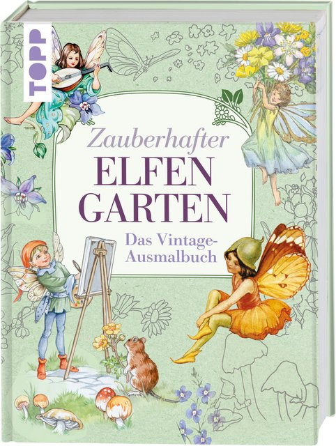 TOPP Zauberhafter Elfengarten Vintage-Ausmalbuch - Bild 1