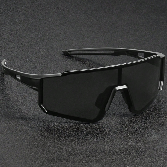 CRIXALIS Sonnenbrille, Übergroße Vintage, Vollrand, Schwarz, Unisex - Bild 1