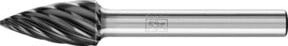 PFERD Hartmetall Hochleistungsfrässtift INOX Spitzbogen SPG HICOAT Edelstahl Farbe: Silber, Durchmesser: 10 mm, Länge: 20 mm, Schaft-Durchmesser: 6 mm - Bild 1