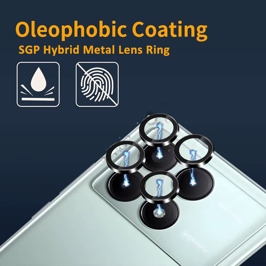 Xiaomi Kamera-Schutzring aus Metall für POCO F8 Ultra F8Pro 5G in Silber und Multicolour mit Anti-Scratch-Funktion - Bild 2