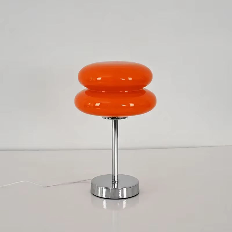 Claeted Tischlampe aus Glas in Bunt im Ei-Design als Nachtlicht für Kinder, Schlafzimmer und Arbeitszimmer - Bild 2