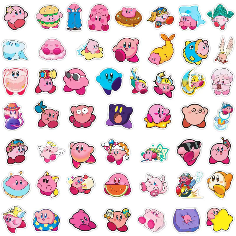 Bandai Kirby Spiel-Aufkleber, 50 Stück - Bild 2