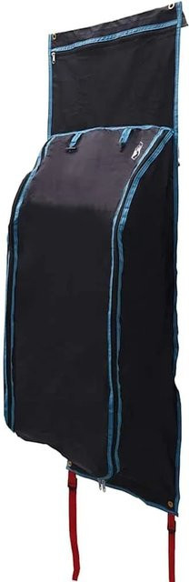 vidaXL Aufbewahrungstasche Schwarz und Blau aus Oxford-Gewebe 140 x 43 cm - Bild 1