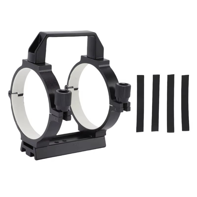 Optischer Teleskoprohrring aus Aluminiumlegierung mit Polsterstreifen in Schwarz für astronomische Teleskope von 80 mm bis 90 mm - Bild 6