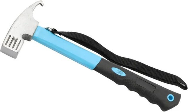 Skeyo Zelt-Hammer aus High Carbon Stahl mit Nagelzieher in Blau - Bild 1