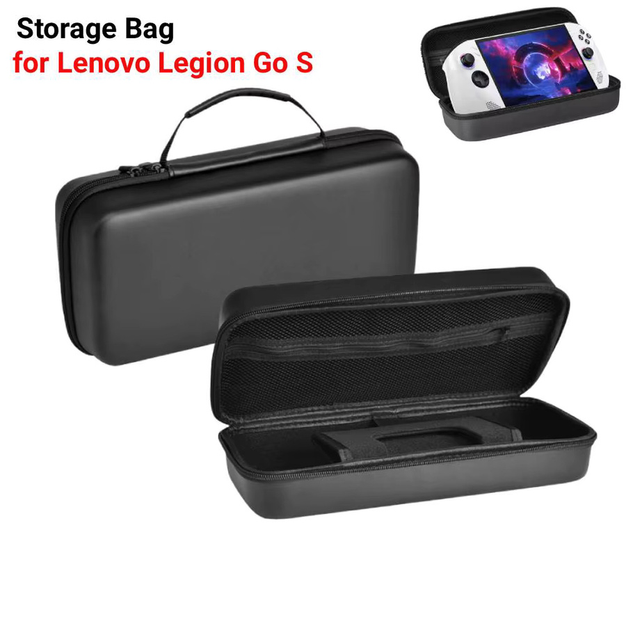 EVA-Hartschalenkoffer für Lenovo Legion Go S Handheld-Spielekonsole, wasserdichte und stoßfeste Aufbewahrungstasche in Schwarz - Bild 2