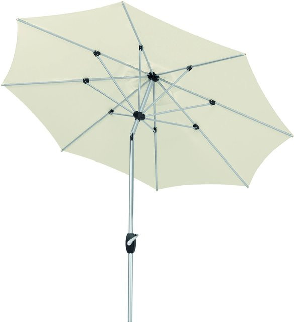 Schneider Marktschirm Venedig in Beige mit Kurbelmechanik, Durchmesser: 270 cm - Bild 1