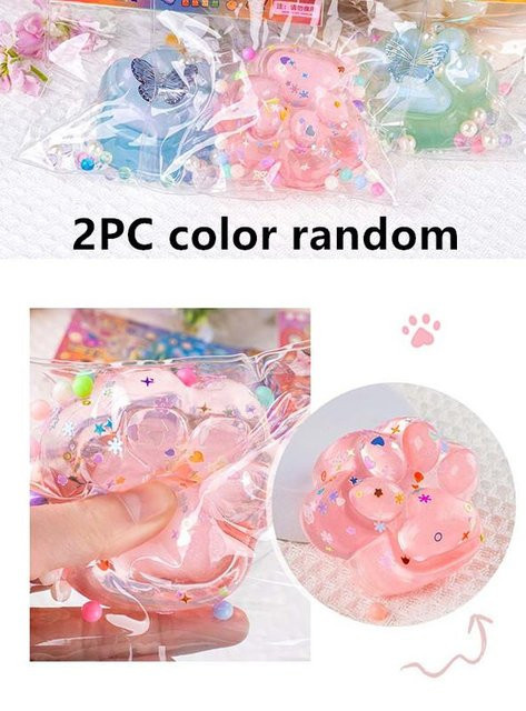 Linyi toy Katze Pfote Dekompressionsspielzeugset Kawaii Cartoon Antistress - Bild 1