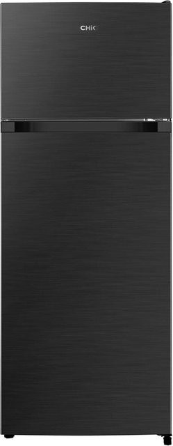 CHiQ Kühl-Gefrierkombination PTM211DGD in Schwarz Inox, B/H/T: 54,5 x 143 x 55,5 cm - Bild 1