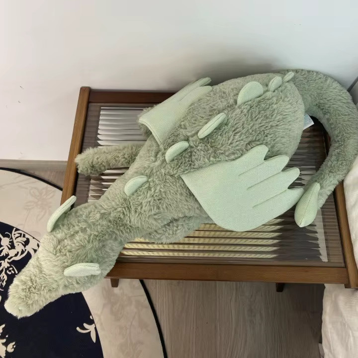 XUYUAN Dexter Grüner Drache Dekofigur in Grün als weiches Kawaii-Ornament für die Tischdekoration - Bild 2