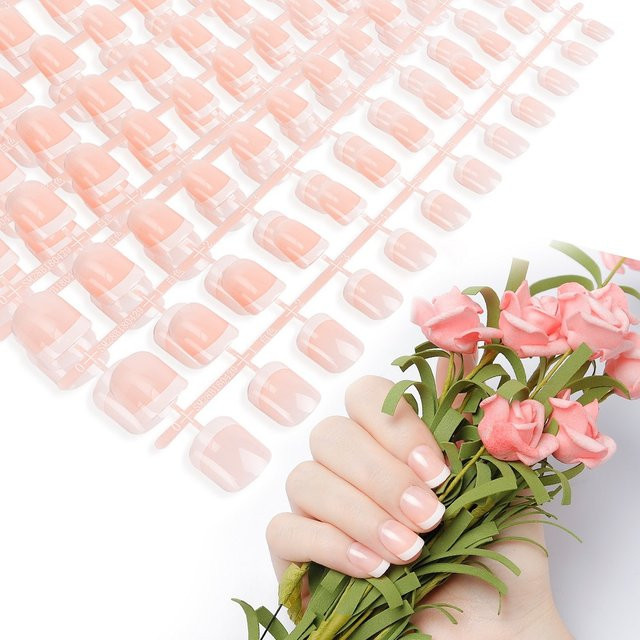 foreverlily Press-On-Nägel, Nude Pink, glänzend, 10 Stück, Damen - Bild 1