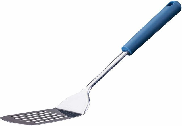 Fackelmann Schlitzwender Essential aus Edelstahl und Kunststoff, blau - Bild 1