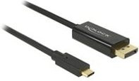 Delock USB-C auf DisplayPort Adapterkabel Schwarz 3,00 m - Bild 1