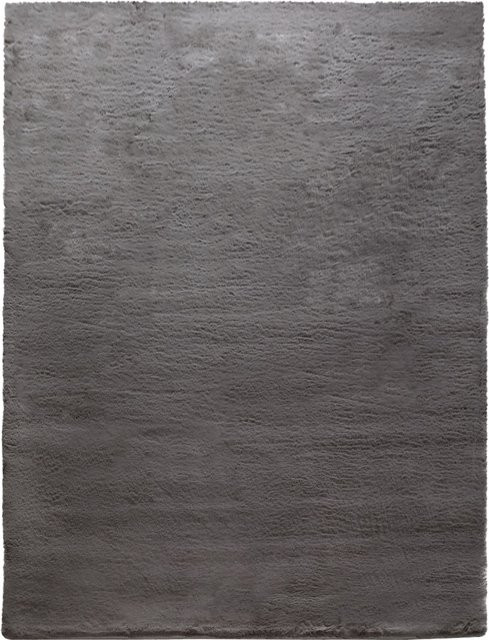 Fluffy Fellteppich in Grau, rechteckig, Breite: 120 cm, Länge: 160 cm - Bild 1