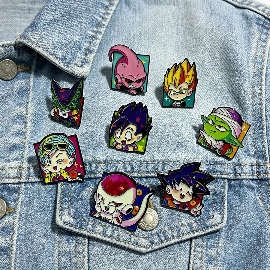 Bandai 8-teiliges Set Emaille-Pins, Unisex - Bild 3