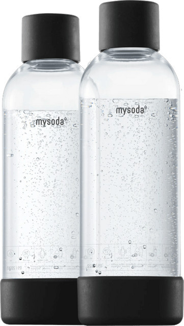 Mysoda Woody-Flaschen transparent 2 x 1 Liter - Bild 1