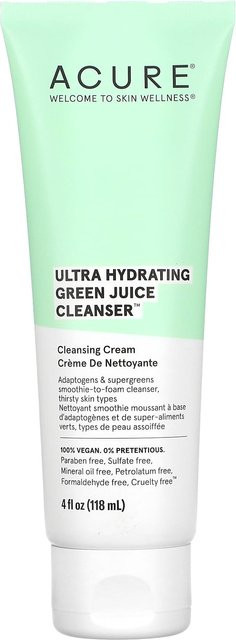 ACURE Green Juice Gesichtsreiniger, 118 ml, für trockene Haut - Bild 1