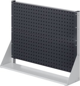 Kappes Stellwand RasterPlan Gr. 2 einseitig mit 2 Lochplatten in RAL 7035/7016 Grau, B/T/H: 100 x 76 x 24 cm - Bild 1