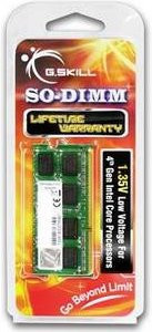 G.Skill DDR3 Laptop-Arbeitsspeicher Modul 4 GB 1600 MHz Farbe Grün F3-1600C9S-4GSL - Bild 1