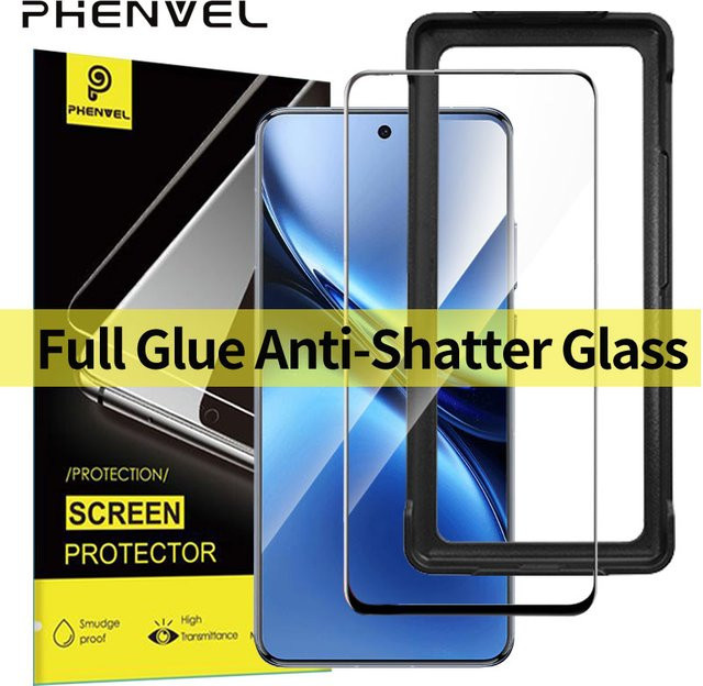 3D Schutzglas für Vivo X200 Pro und X200, gehärtetes Panzerglas mit Vollkleber, transparent - Bild 1