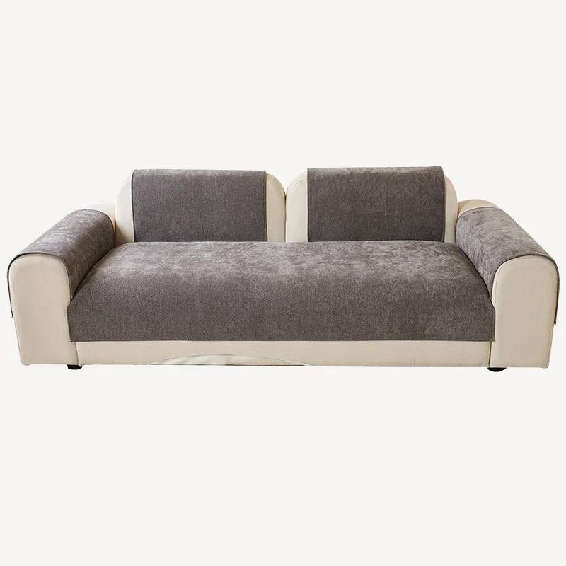 Yiran Furniture Wasserdichter Chenille Sofabezug Modern und Rutschfest, B/B: 70 x 70 cm - Bild 2