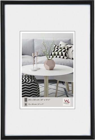 Walther Design Bilderrahmen Galeria aus Kunststoff in Schwarz, Breite: 25 cm, Höhe: 31 cm - Bild 1