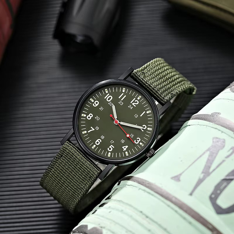 TVK Armbanduhr Quarz, Nylon, Schwarz, Herren, Datum - Bild 4