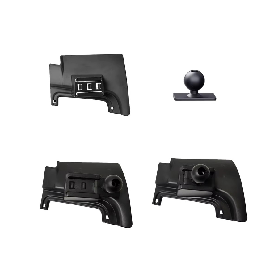 Autotelefonhalter für Volkswagen Touareg 2011 bis 2018 mit kabelloser Ladefunktion und MagSafe-Kompatibilität in Schwarz - Bild 2