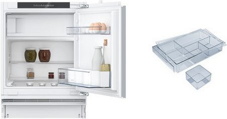 Neff KUMK82GF1 Unterbau-Kühlschrank mit Gefrierfach in Weiß, B/T/H: 59,8 x 54,8 x 119,0 cm - Bild 1