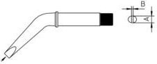Weller Lötspitze CT2EX8 in Meißelform mit 7,0 mm Breite - Bild 1