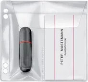 Veloflex USB-Stick Hülle aus Kunststoff in Schwarz und Transparent - Bild 1