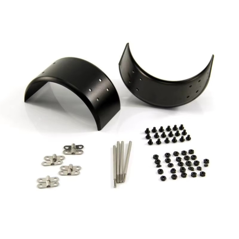 Tamiya Metall-Schutzblech Radabdeckung, Zubehör, Schwarz - Bild 2