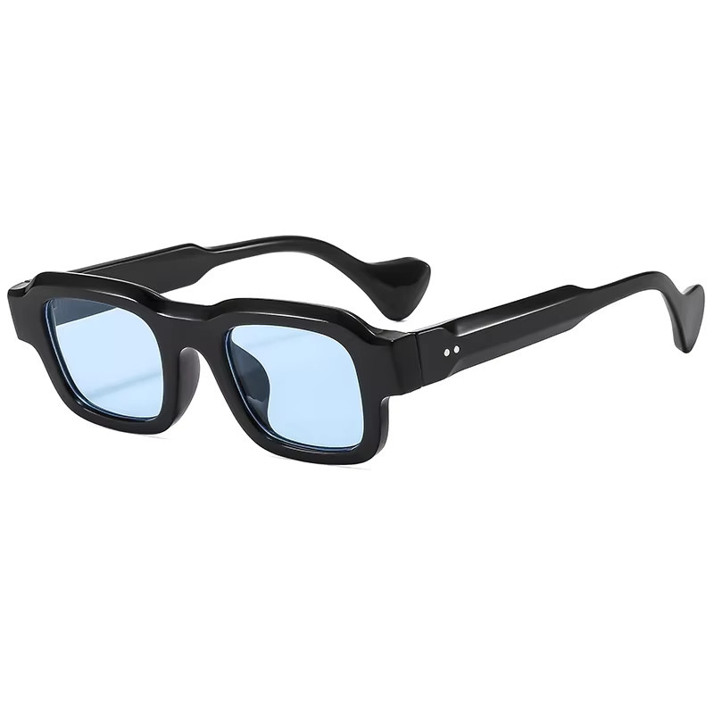 Owl City Sonnenbrille, Quadrat, Vollrand, Kunststoff, Schwarz, Unisex - Bild 2