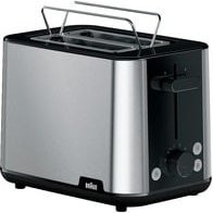 Braun PurShine Toaster HT 1510 BK in Schwarz und Silber - Bild 1
