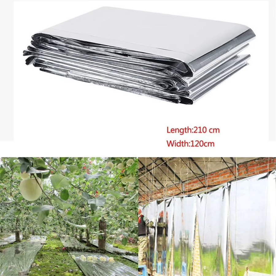 Silberne Mylar-Folien zur Wachstumsförderung für Zelt, Garten und Gewächshaus, B/B: 210 x 120 cm - Bild 3