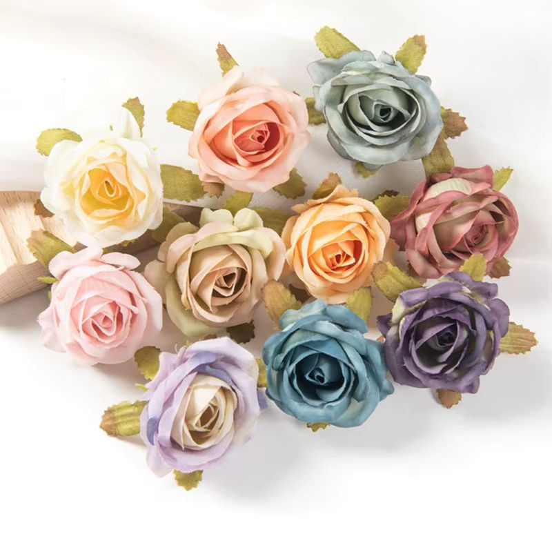 100 Stück künstliche Rosenknospen aus Seide von TTCY in Multicolour für Hochzeiten, Weihnachtsfeiern und Garten-Dekorationen - Bild 2