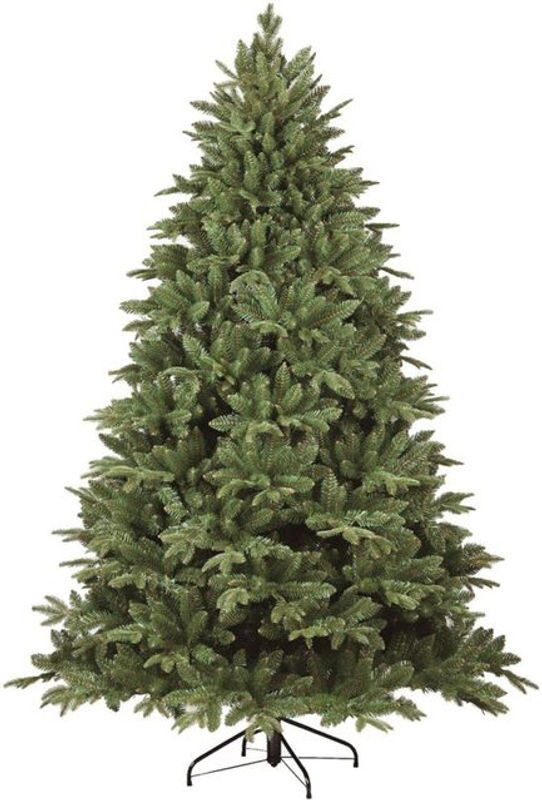 Dmora Weihnachtsbaum Trento aus PVC in Grün, extra dicker Kunstbaum mit 850 Ästen, Höhe: 150 cm - Bild 1