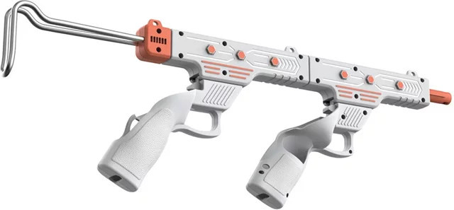 Alloet VR Gunstock Gewehradapter Controller Griffe für Meta Quest 3 und Meta Quest 3S in Weiß - Bild 1