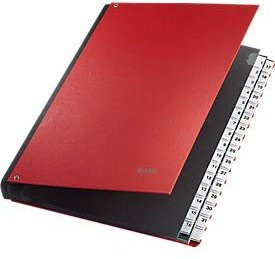 Leitz Displaybook für DIN A4 in Rot und Schwarz - Bild 1