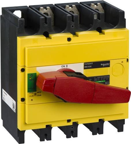 Schneider Electric 31134 Lasttrennschalter 630A 125 V/DC 690 V/AC in Rot und Gelb - Bild 1