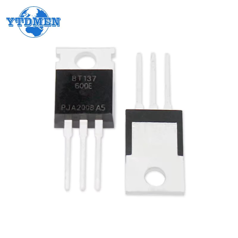 YTDMEN 5er Set TRIAC Thyristoren BT137-600E und BT151-500R im TO-220 Gehäuse, Farbe: Schwarz - Bild 1