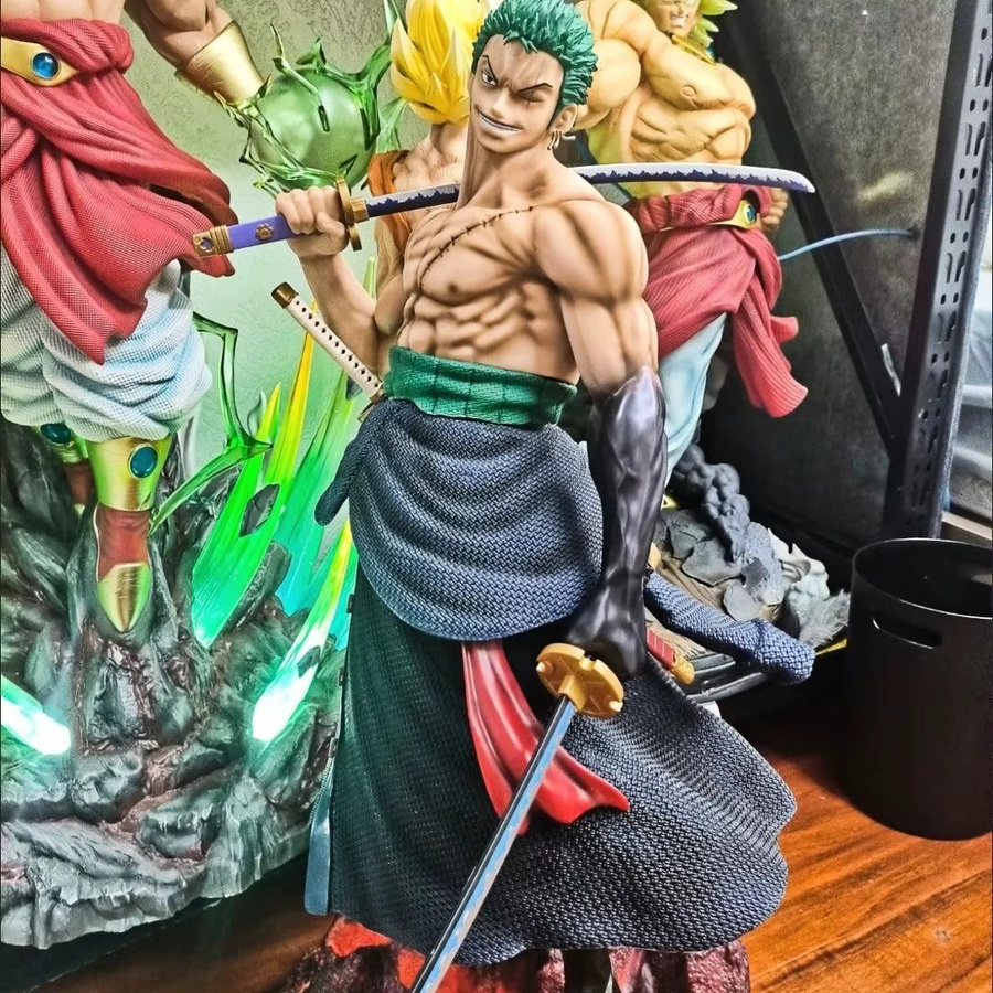Bandai One Piece Zoro Sammlerfigur, Modell Ornament, 50cm - Bild 5