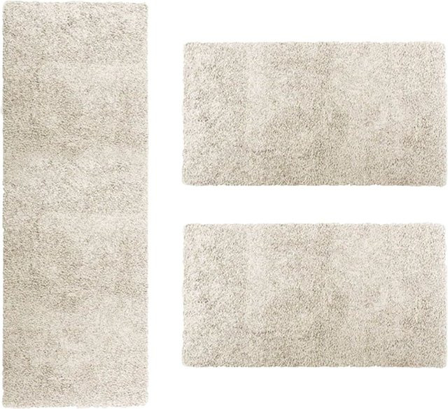 Karat Bettumrandung Sphinx Shaggy in Beige - Bild 1
