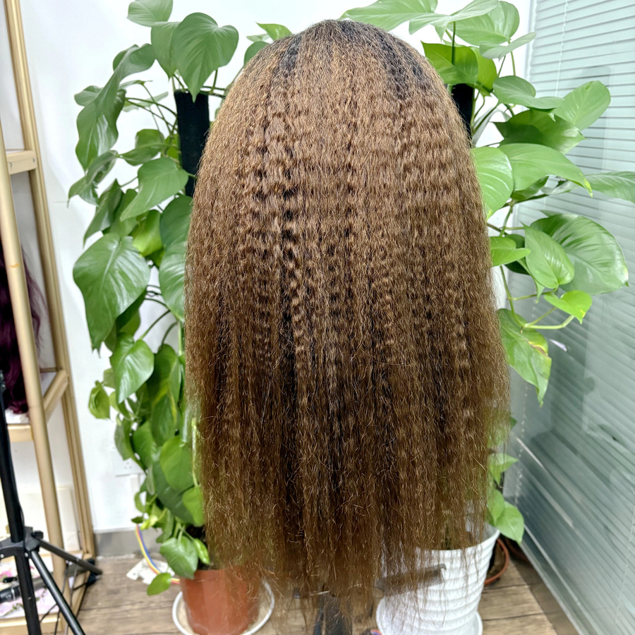 SISTER HAIR Yaki Haarperücke, gerade, Brasilianisches Remy Haar, Damen - Bild 3