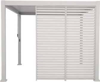 Mr. GARDENER Pergola-Lamellenwand Paravent in Hellgrau, B: 93 cm, H: 235 cm - Bild 1
