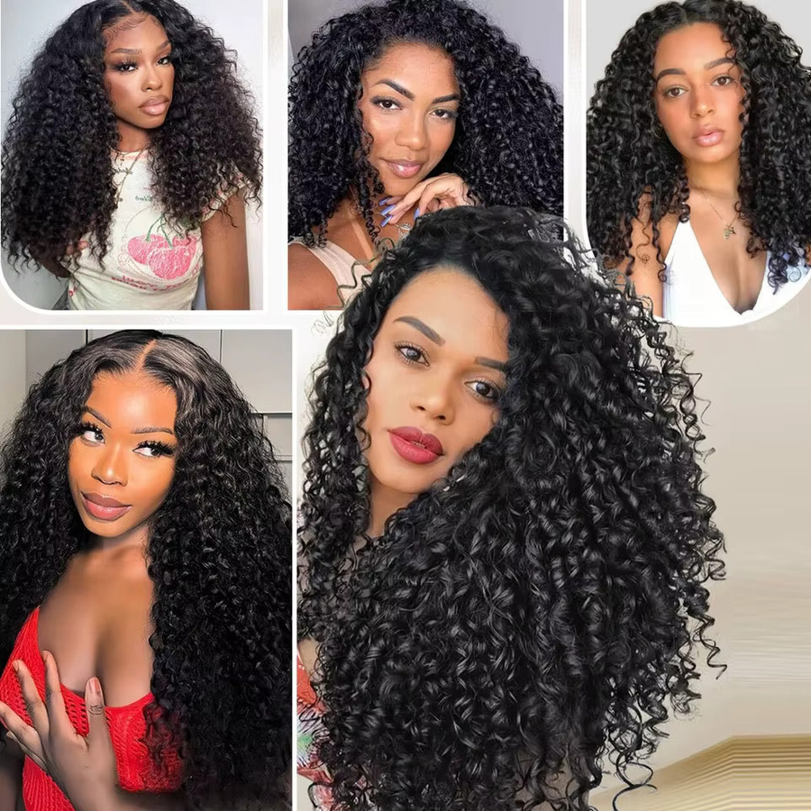 BINF Pixie Curly Bundles mit HD Lace Closure, Vietnamesisches Rohhaar - Bild 5