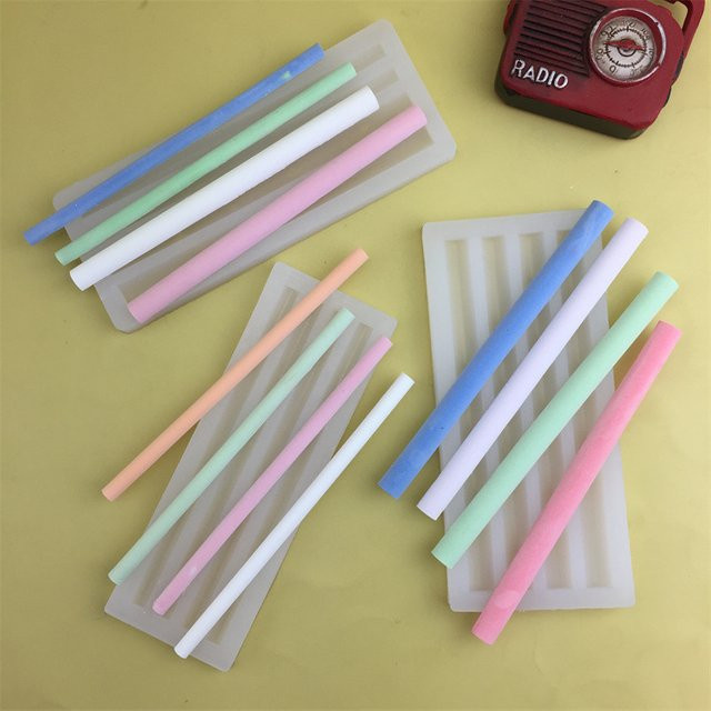 Multicolor Siegellack-Stick und halbrunde Silikonform für DIY-Projekte, Kerzenherstellung und kreative Dekoration - Bild 1